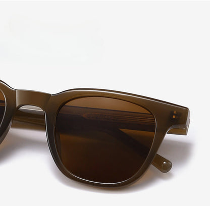 Square Frame Simple Polarized Sunglasses