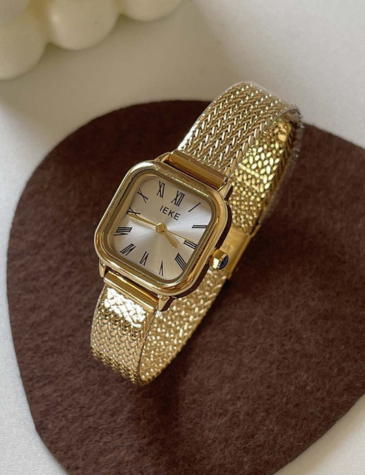 Retro Roman Numeral Quartz Watch