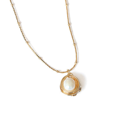 Irregular Pearl Vintage Pendant Neckalces