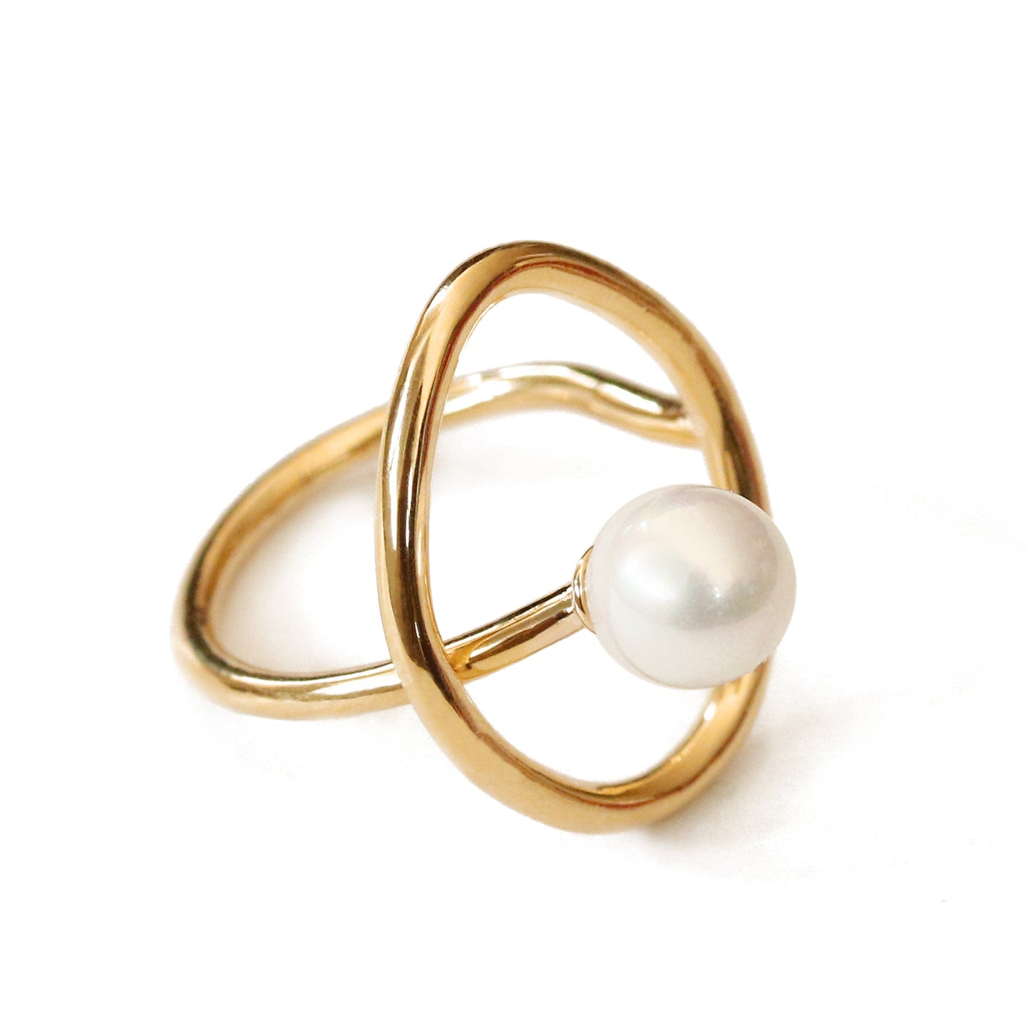 Pearl Simple Elegant Adjustable Rings