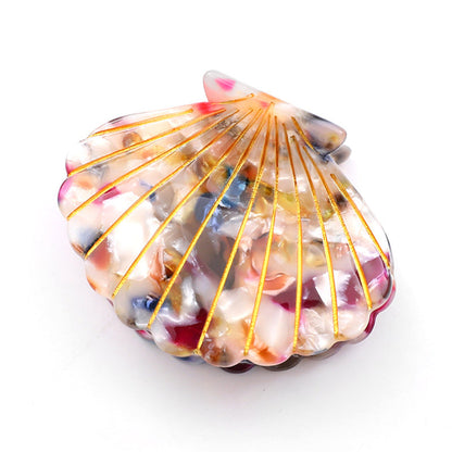 Simple Colorful Shell Acetate Claw Claw