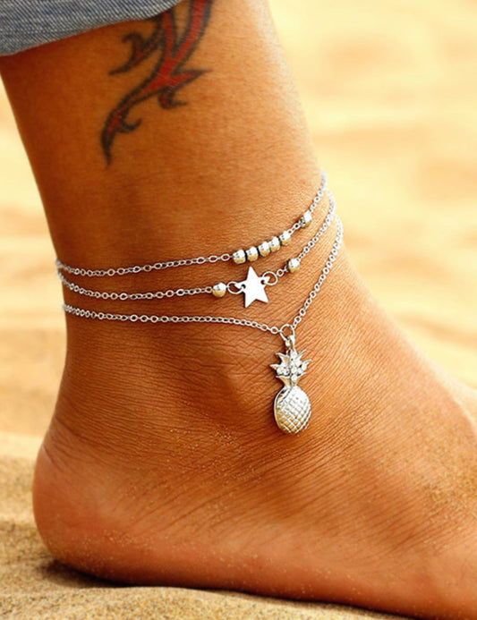 Simple Creative Pineapple Anklet