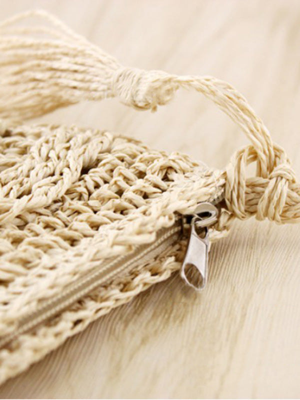 Small Semicircle Knitting Beach Bag