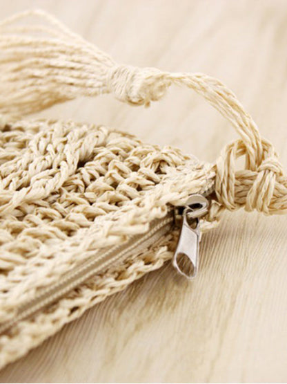 Small Semicircle Knitting Beach Bag