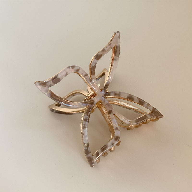 Elegant Hollow Butterfly Alloy Hair Claw