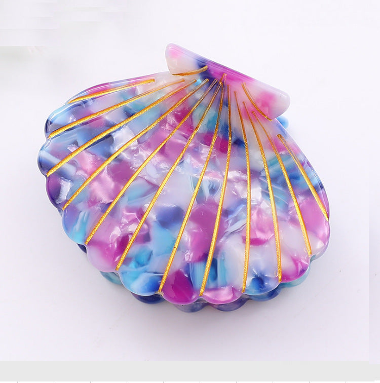 Simple Colorful Shell Acetate Claw Claw