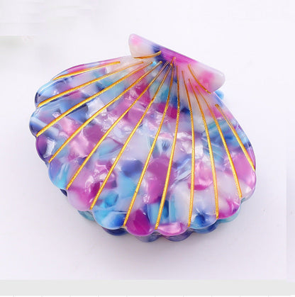 Simple Colorful Shell Acetate Claw Claw