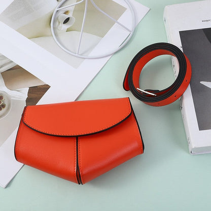 Soft Muticolor Snakeskin Mini Waist Bag