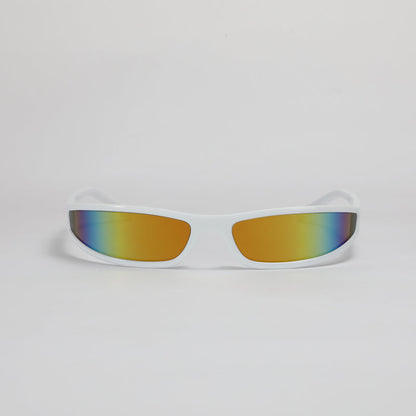 Street Futuristic Narrow Frame Sunglasses