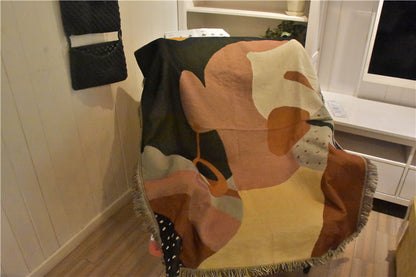 Cozy Artistic Print Tapestry Sofa Throw Blanket