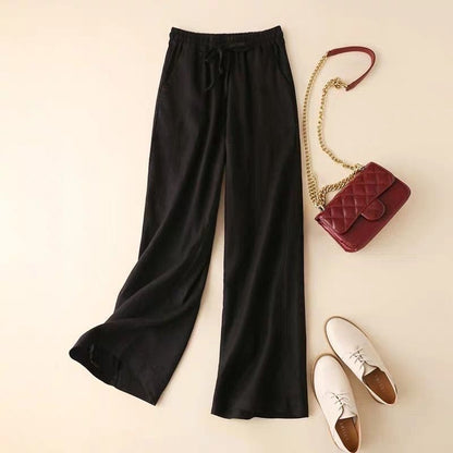Drawstring Straight Leg Baggy Pants
