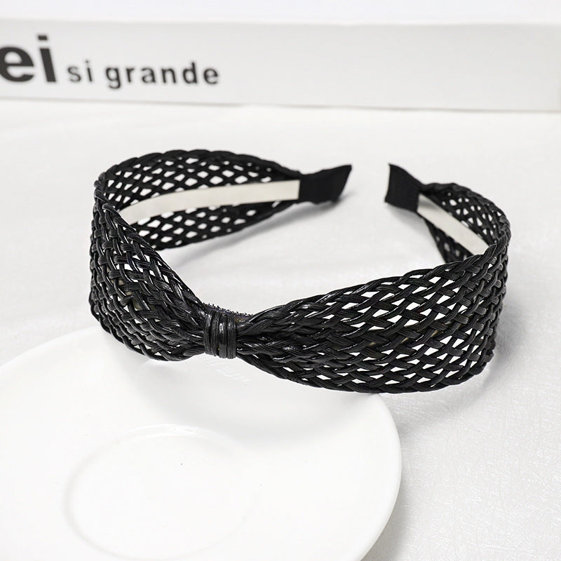 Vintage Handmade Straw Knot Headbands