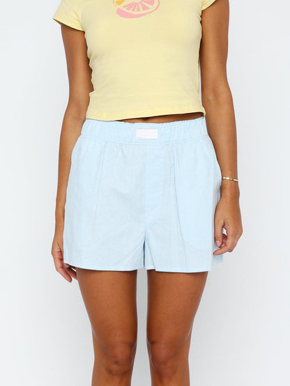 Casual Solid Color Loose Sports Shorts