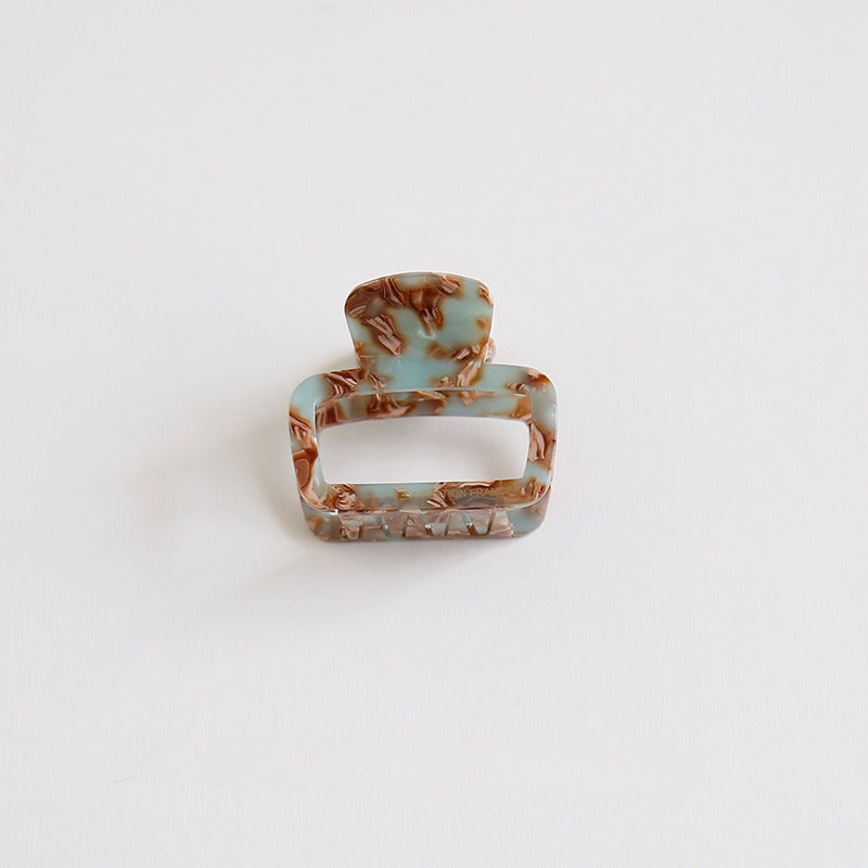 Minimalist Acetate Square Medium Hair Clip