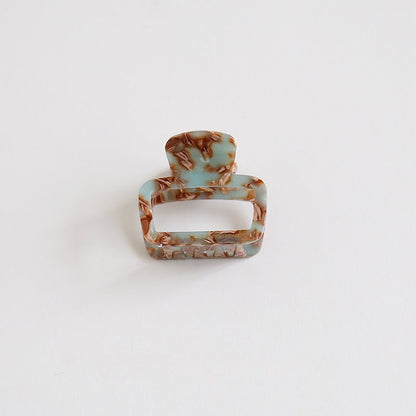 Minimalist Acetate Square Medium Hair Clip