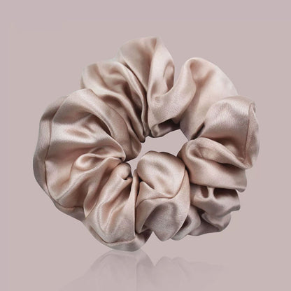 Minimalist Mulberry Silk Solid Color Silk Scrunchies
