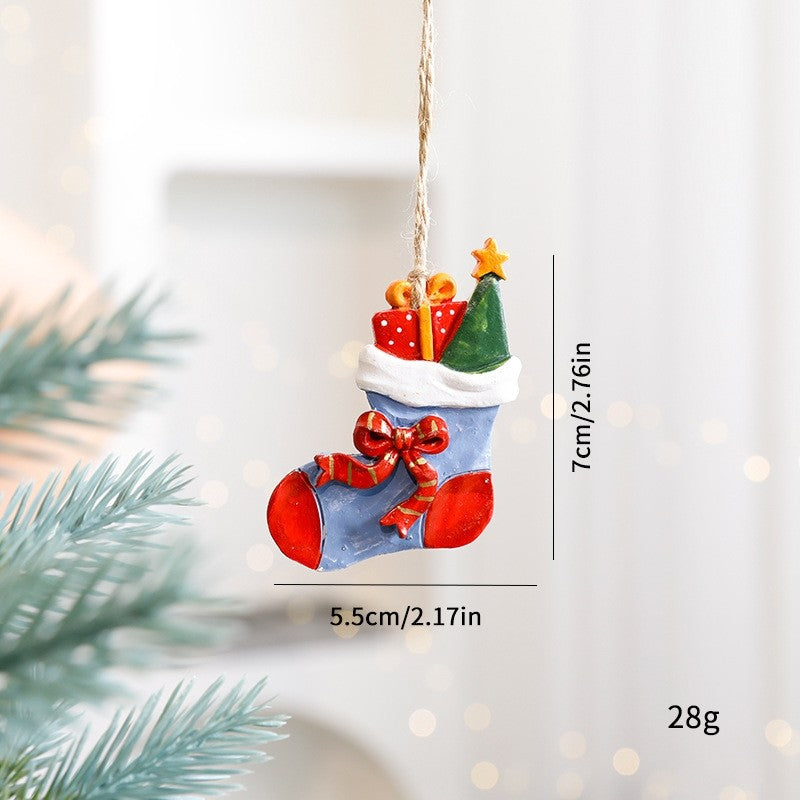 Christmas Wooden Candle Decorations