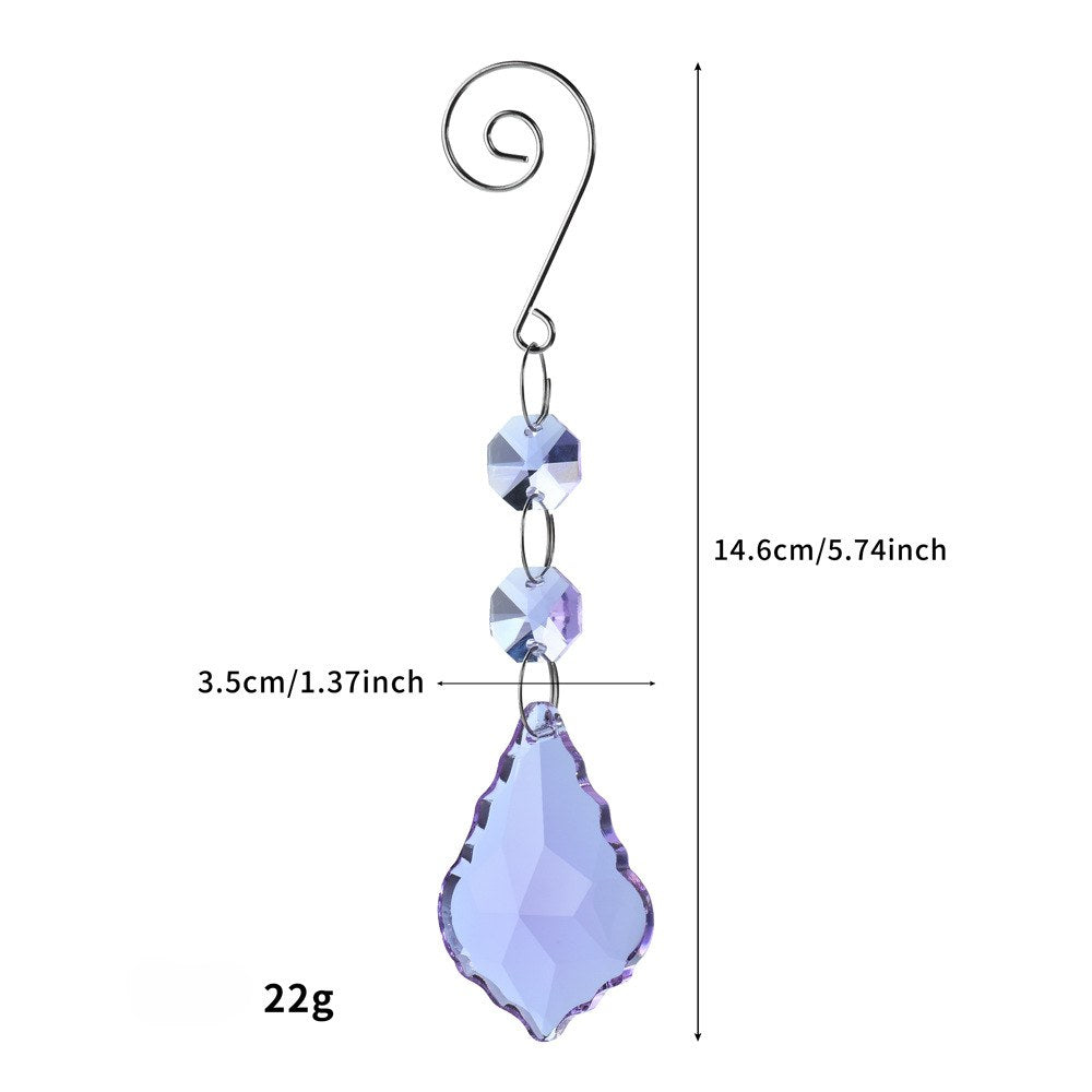 Leaf Crystal Pendant Suncatcher Hangings