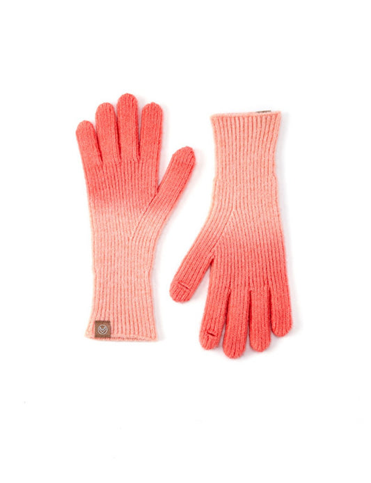 Gradient Color Rainbow Knit Gloves