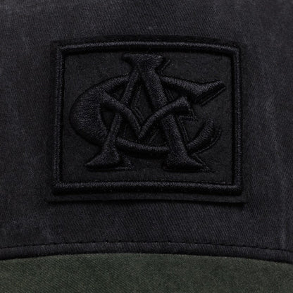 AC Letter Embroidered Flat Brim Baseball Cap Unisex Design