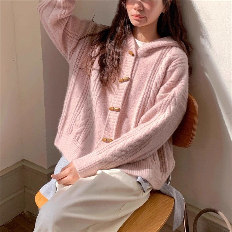 Loose Knit Cardigan Top