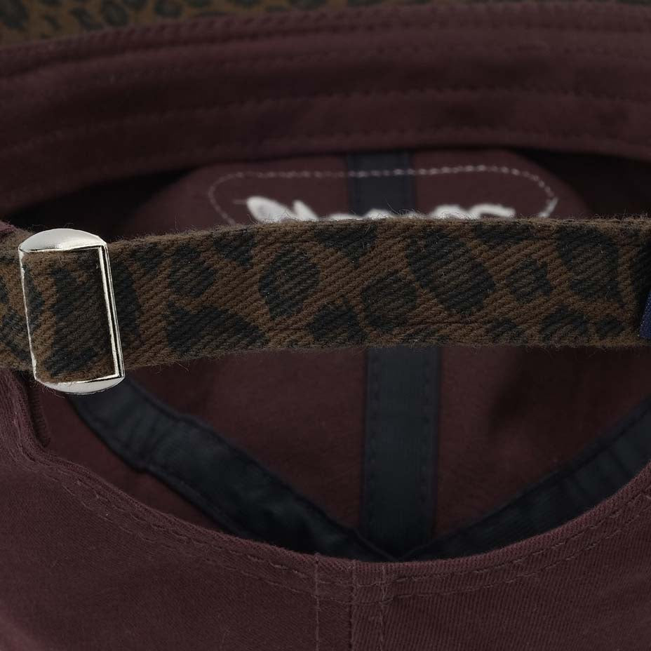 Leopard Splicing Letter Embroidered Baseball Caps