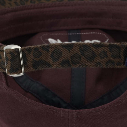 Leopard Splicing Letter Embroidered Baseball Caps