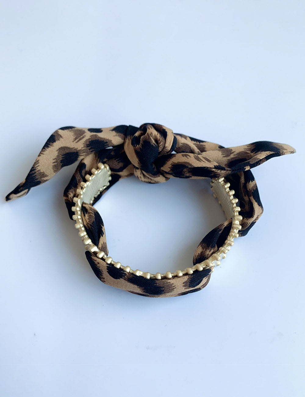 Vintage Matte Gold Open Bangle Bracelet