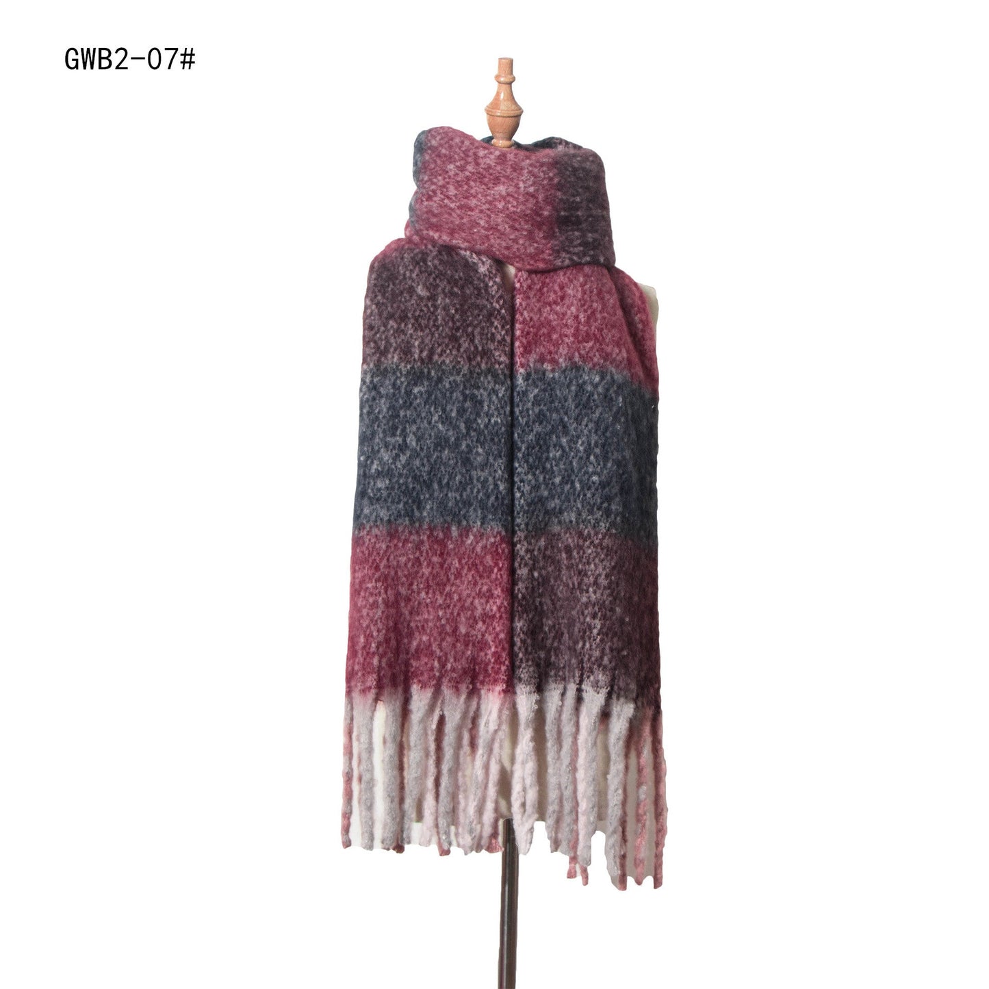 Stripe Tassel Soft Scarves