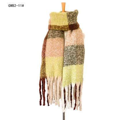 Stripe Tassel Soft Scarves