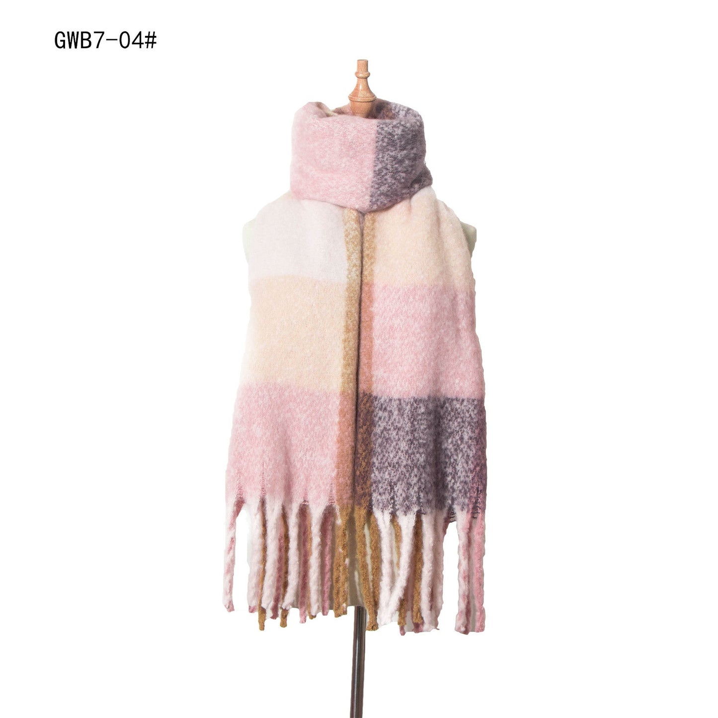 Stripe Tassel Soft Scarves
