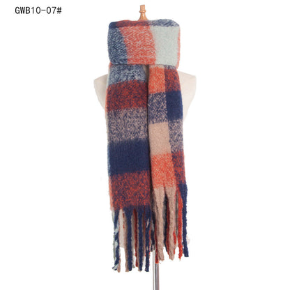 Stripe Tassel Soft Scarves
