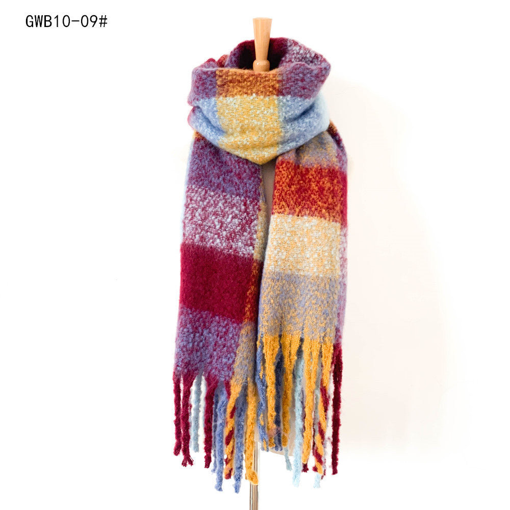 Stripe Tassel Soft Scarves