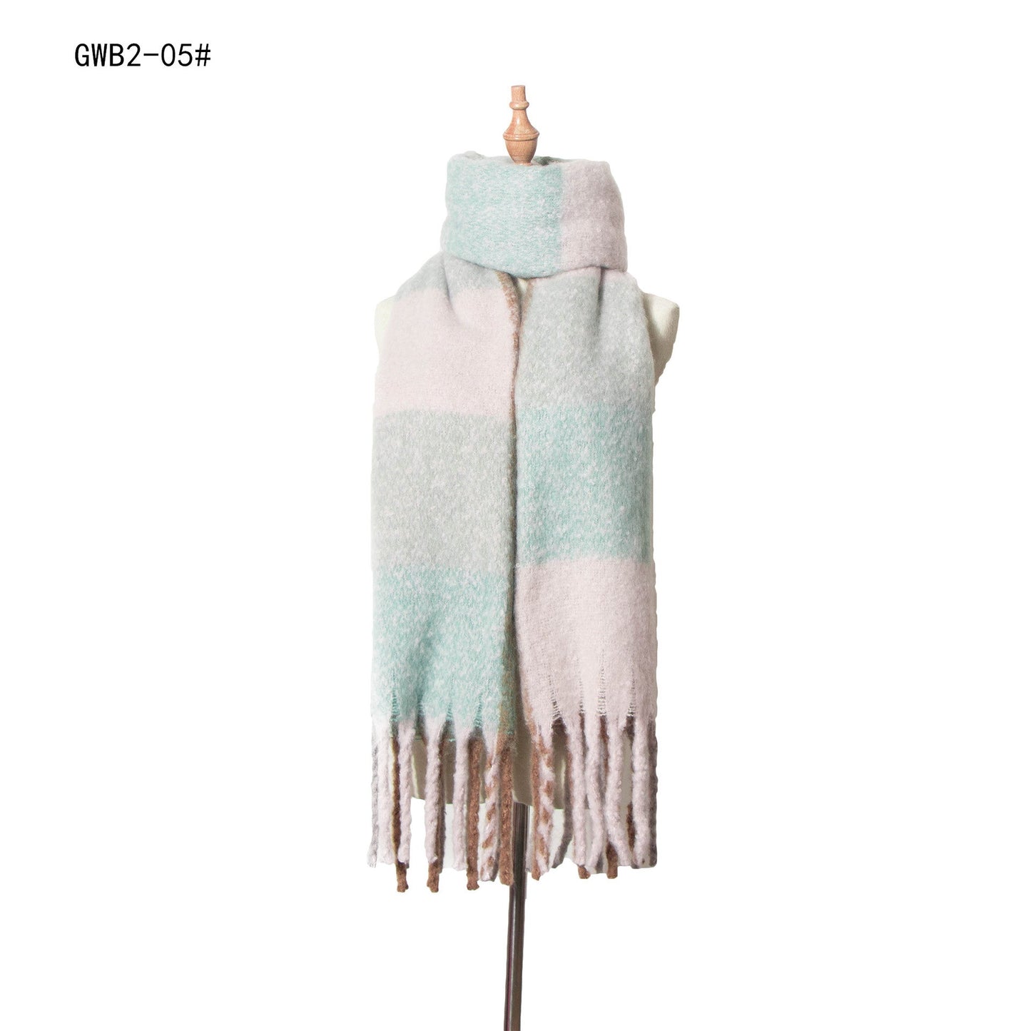 Stripe Tassel Soft Scarves