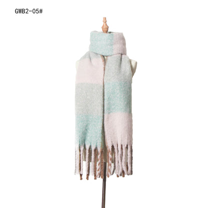 Stripe Tassel Soft Scarves