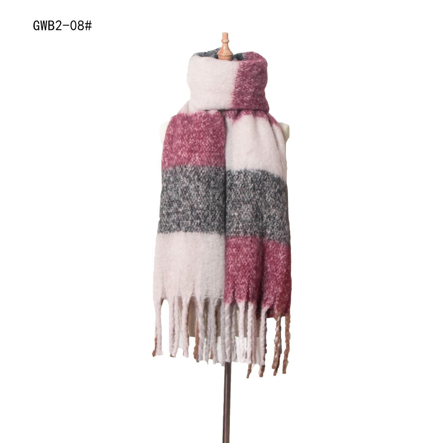 Stripe Tassel Soft Scarves