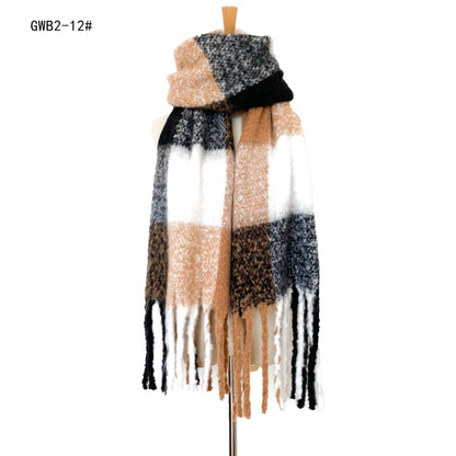 Stripe Tassel Soft Scarves