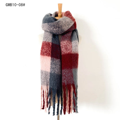 Stripe Tassel Soft Scarves