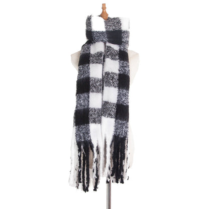 Stripe Tassel Soft Scarves