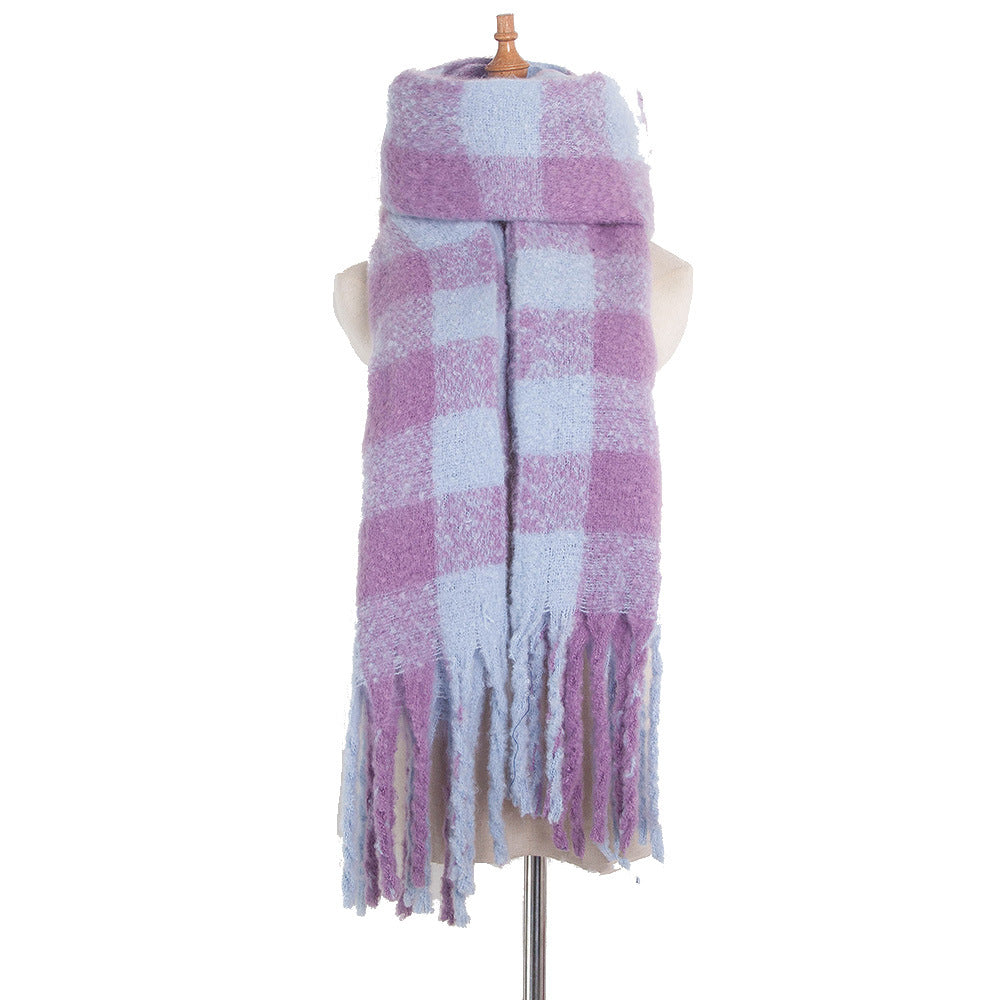 Stripe Tassel Soft Scarves