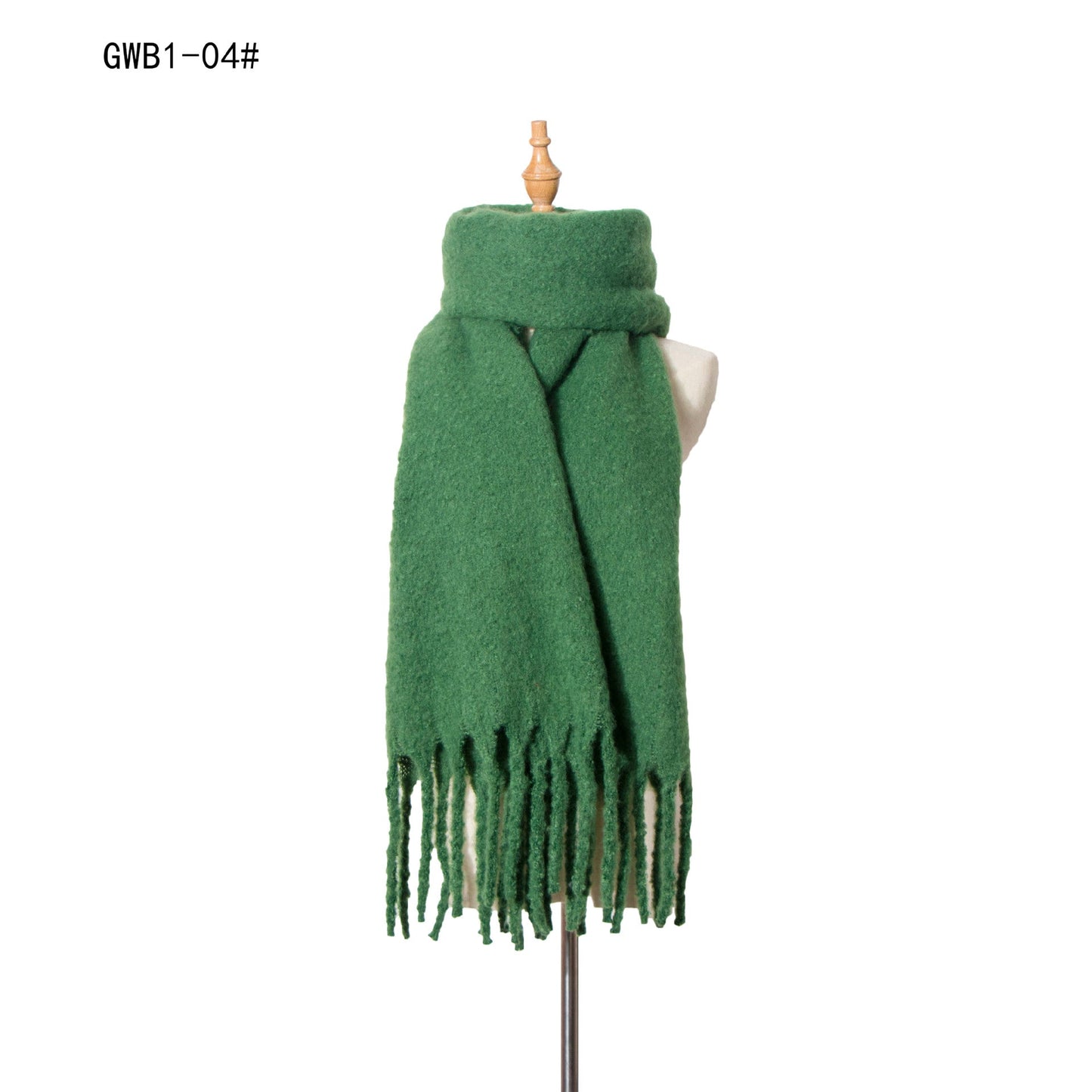 Solid Color Tassel Soft Scarves