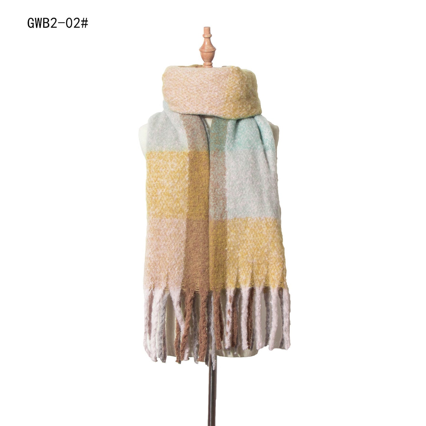 Stripe Tassel Soft Scarves