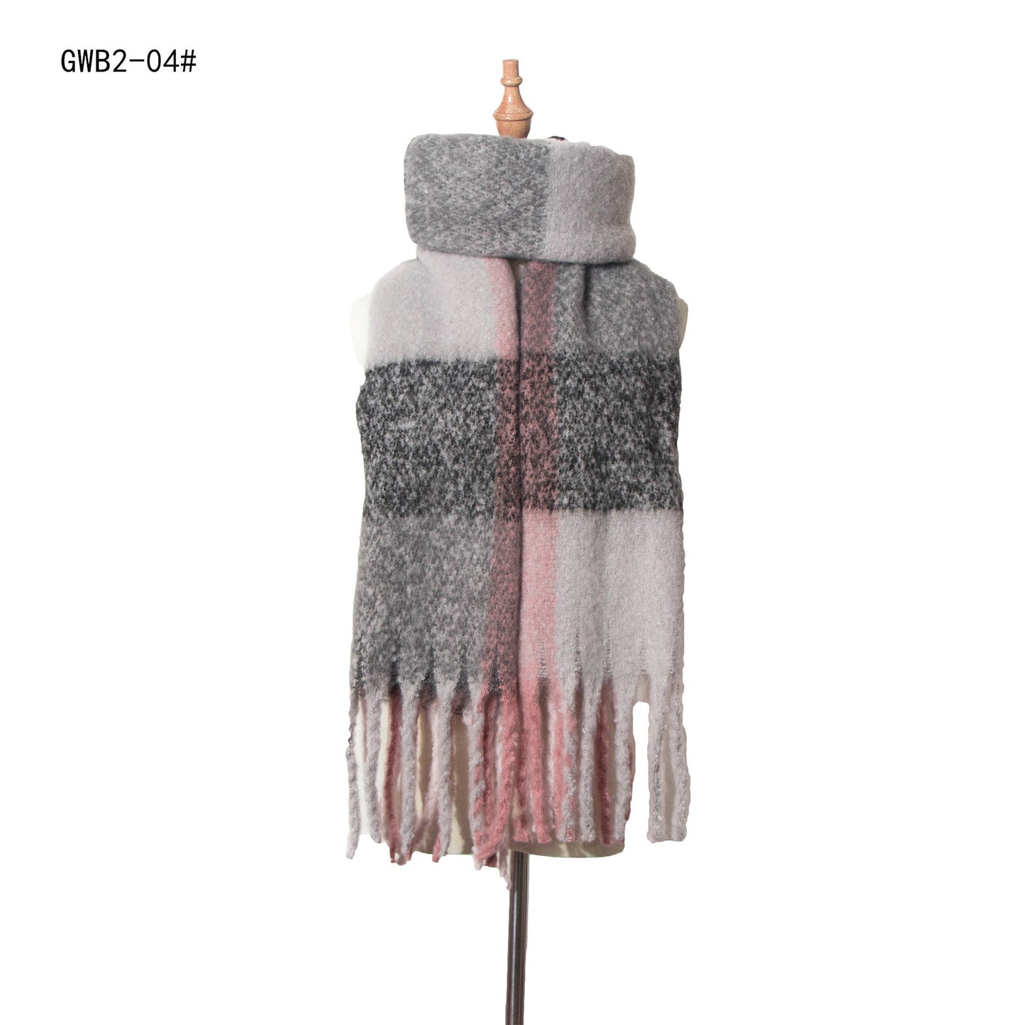 Stripe Tassel Soft Scarves