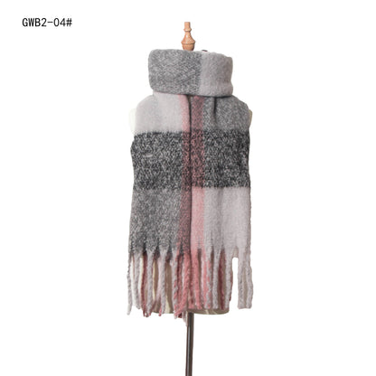 Stripe Tassel Soft Scarves