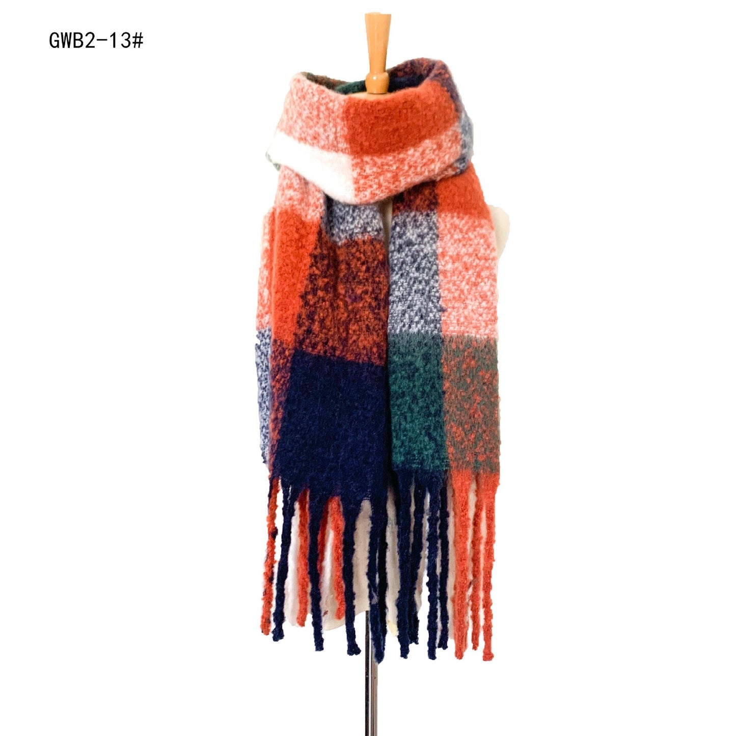 Stripe Tassel Soft Scarves