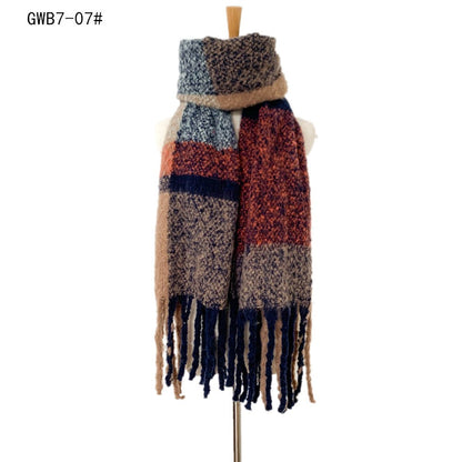 Stripe Tassel Soft Scarves