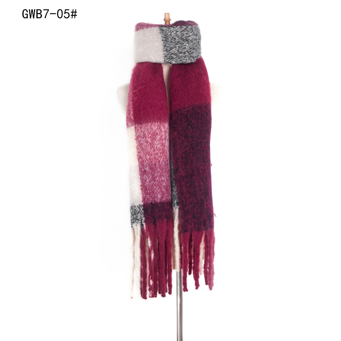 Stripe Tassel Soft Scarves