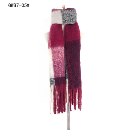 Stripe Tassel Soft Scarves