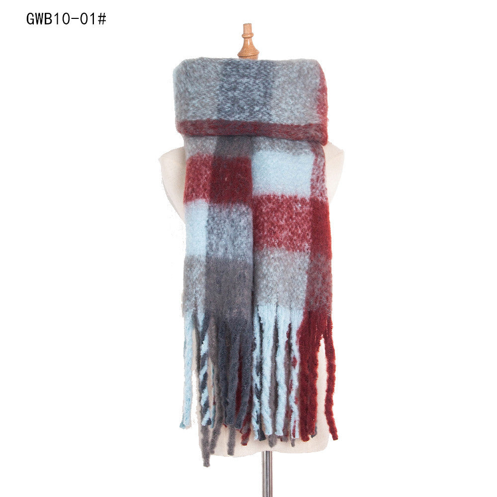 Stripe Tassel Soft Scarves