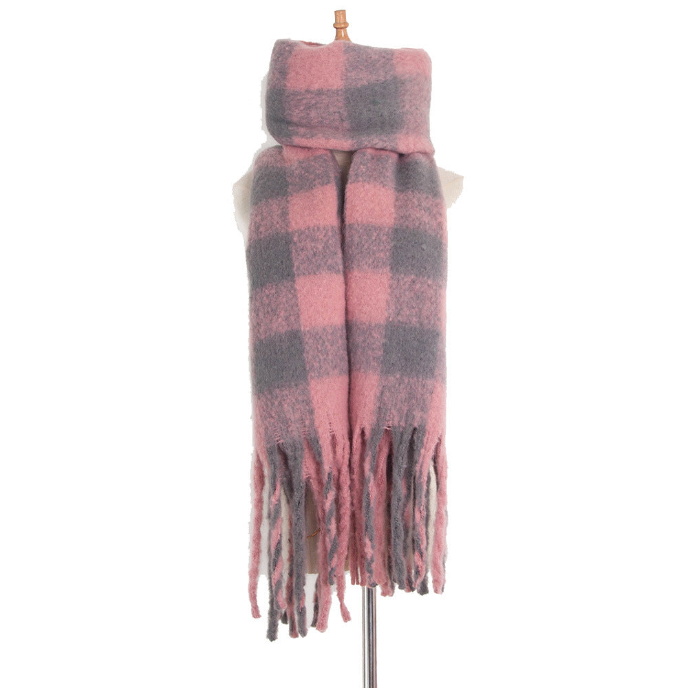 Stripe Tassel Soft Scarves